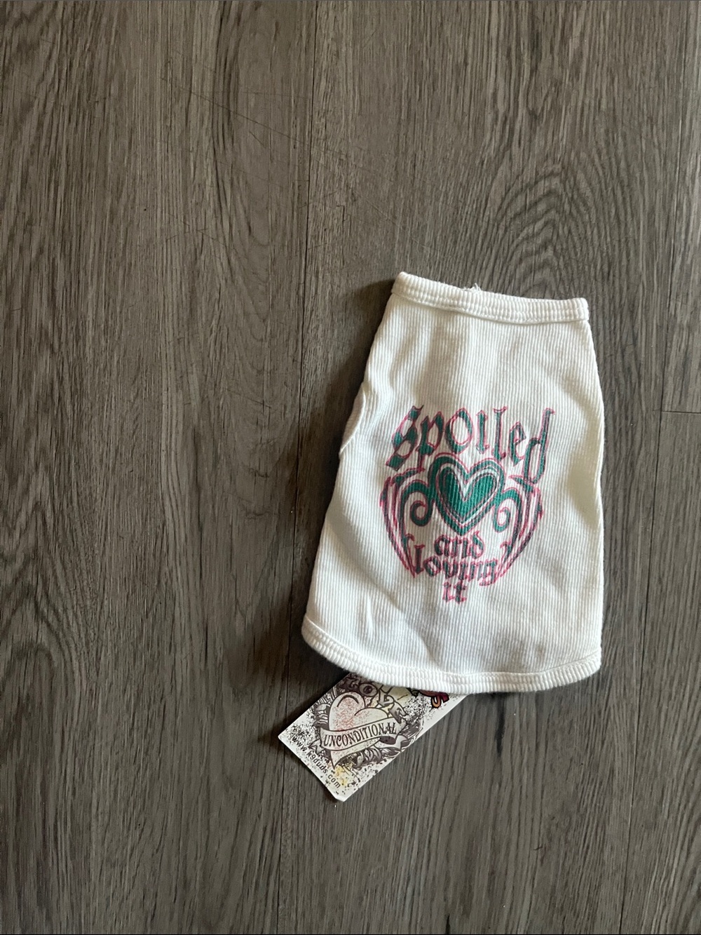 Spoiled Heart Graphic White Women’s Mini Skirt